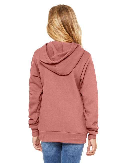 Bella + Canvas® Youth Sponge Fleece Pullover Hooded Sweatshirt