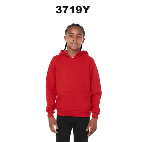 Bella + Canvas® Youth Sponge Fleece Pullover Hooded Sweatshirt