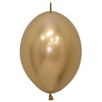 Latex Balloons 12 Inch Sempertex Link-O-Loon Reflex Gold
