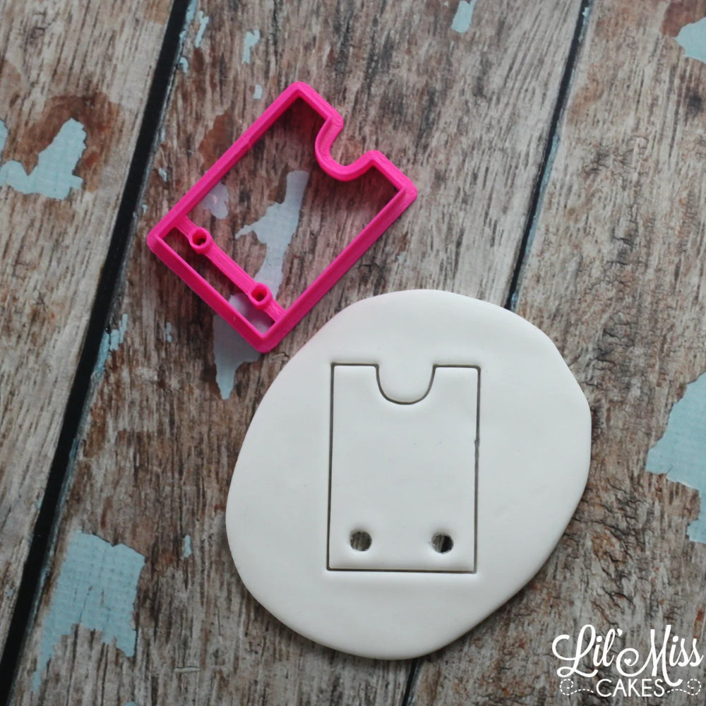 Lil Miss Cakes Plastic Tzitzit Cutter, 3.1" x 2.25"