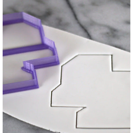 Lil Miss Cakes Double Tefillin Cookie Cutter, 3.5" x 3"