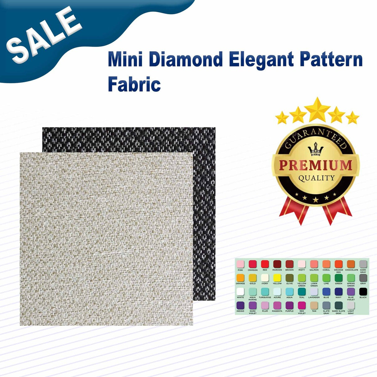Mini Diamond Elegant Pattern Fabric