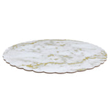 Round Marble Scalloped Cake Board, 12" - Pack of 5