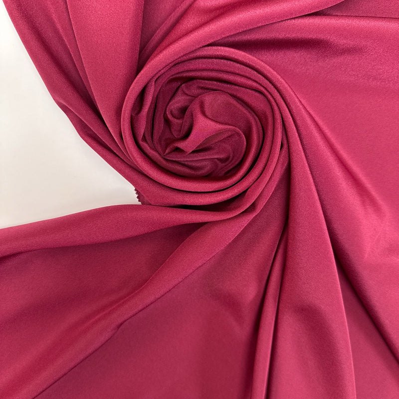 Pink Polyamide Crepe