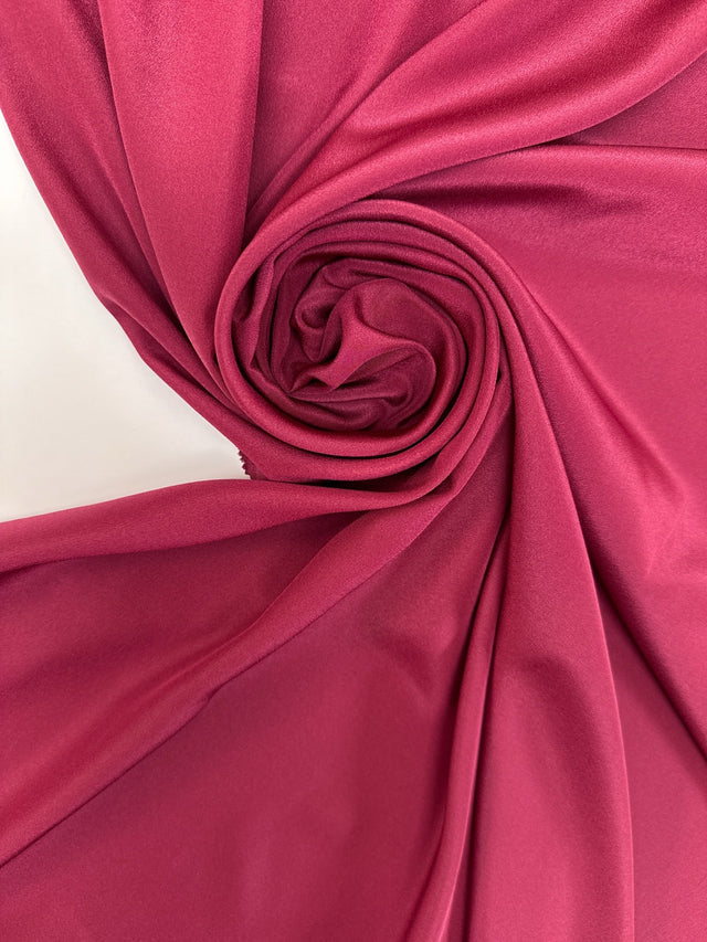 Pink Polyamide Crepe