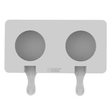 Silikomart GEL19 3D Round Silicone Ice Cream Mold, Set of 2