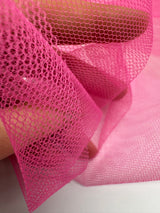 Pink Polyamide Mesh Fabric