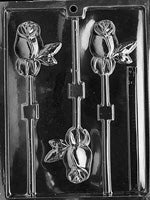 3D Long Stem Rose Lolly Chocolate Mold
