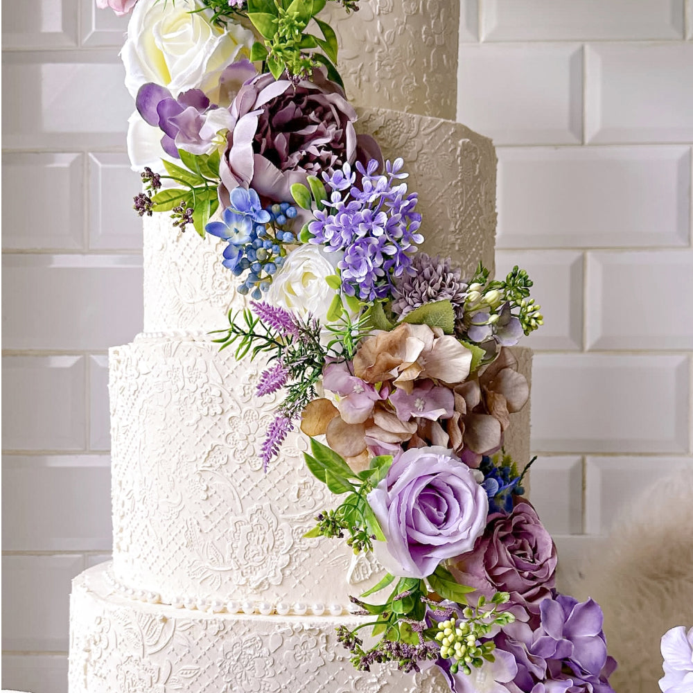 Angela Morrison Chantilly Lace Cake Stencil