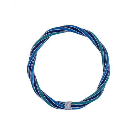 Blue Combo Rattan Handle - 6.5"