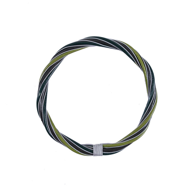 Green Combo Rattan Handle - 6.5"