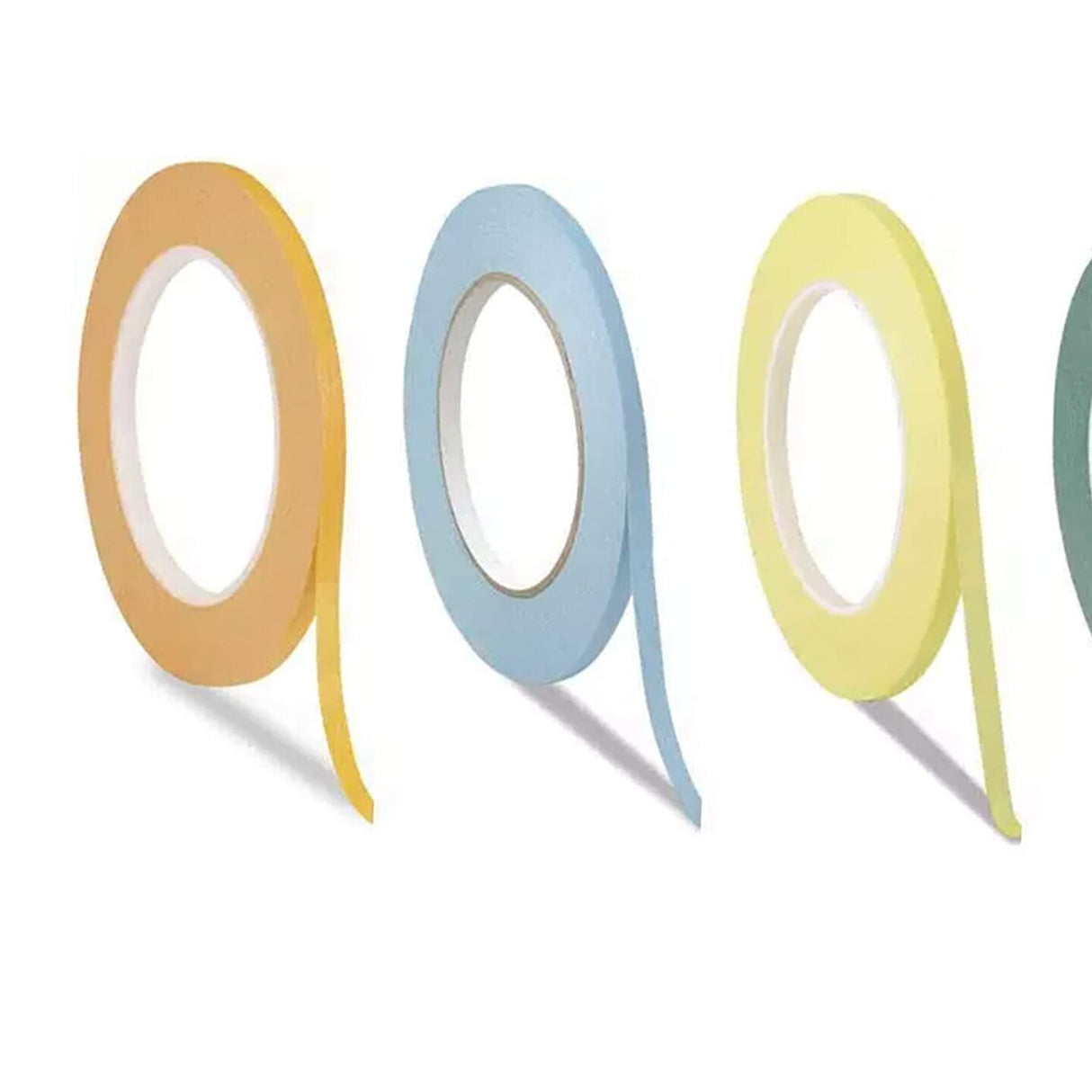 Colored Masking Tape Quarter Inch 60 Yards Draping and Flagging Use