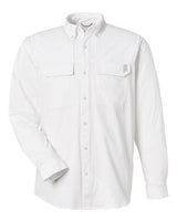 HUK® Men’s Long Sleeve Fishing Shirt with Pockets UPF 30+ Sun Protection & Ventilated Design
