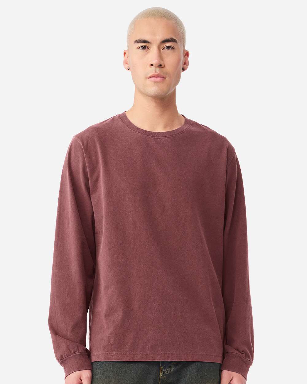 BELLA + CANVAS® Unisex Heavyweight Garment-Dyed Long Sleeve Tee - 4851GD