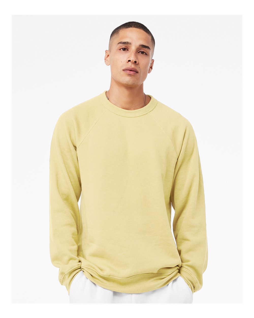 BELLA + CANVAS® Unisex Sponge Fleece Raglan Crewneck Sweatshirt - 3901