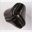 Black Leather Button - 32L/20mm