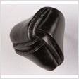 Black Leather Button - 40L/25.5mm
