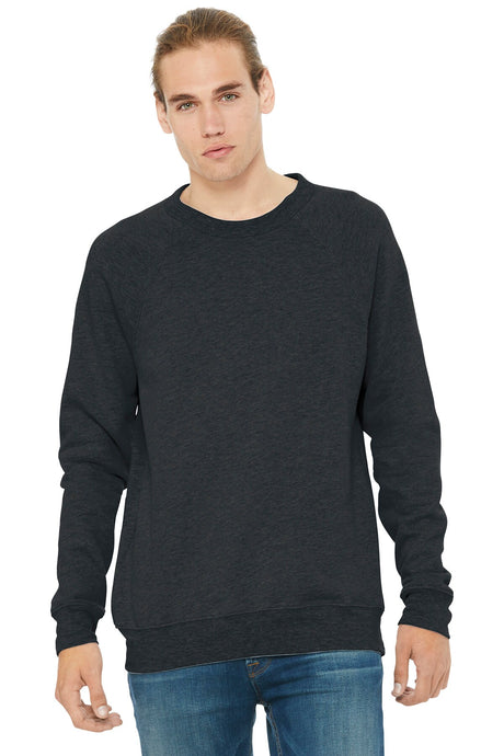 BELLA + CANVAS® Sponge Fleece Raglan Long Sleeve Crewneck Sweatshirt