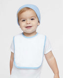 RADYAN® Infant Contrast Trim Premium Jersey Bib - 1004