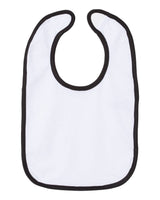 RADYAN® Infant Contrast Trim Premium Jersey Bib - 1004