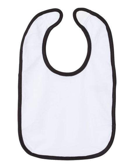 RADYAN® Infant Contrast Trim Premium Jersey Bib - 1004