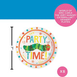 8 Ct The Very Hungry Caterpillar Paper Dessert Plates, 7"