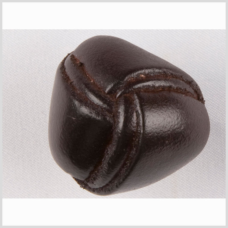 Antique Leather Button - 40L/25.5mm