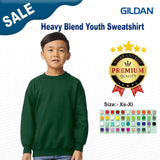 Gildan® Heavy Blend Youth Crew Neck Long Sleeve Sweatshirt