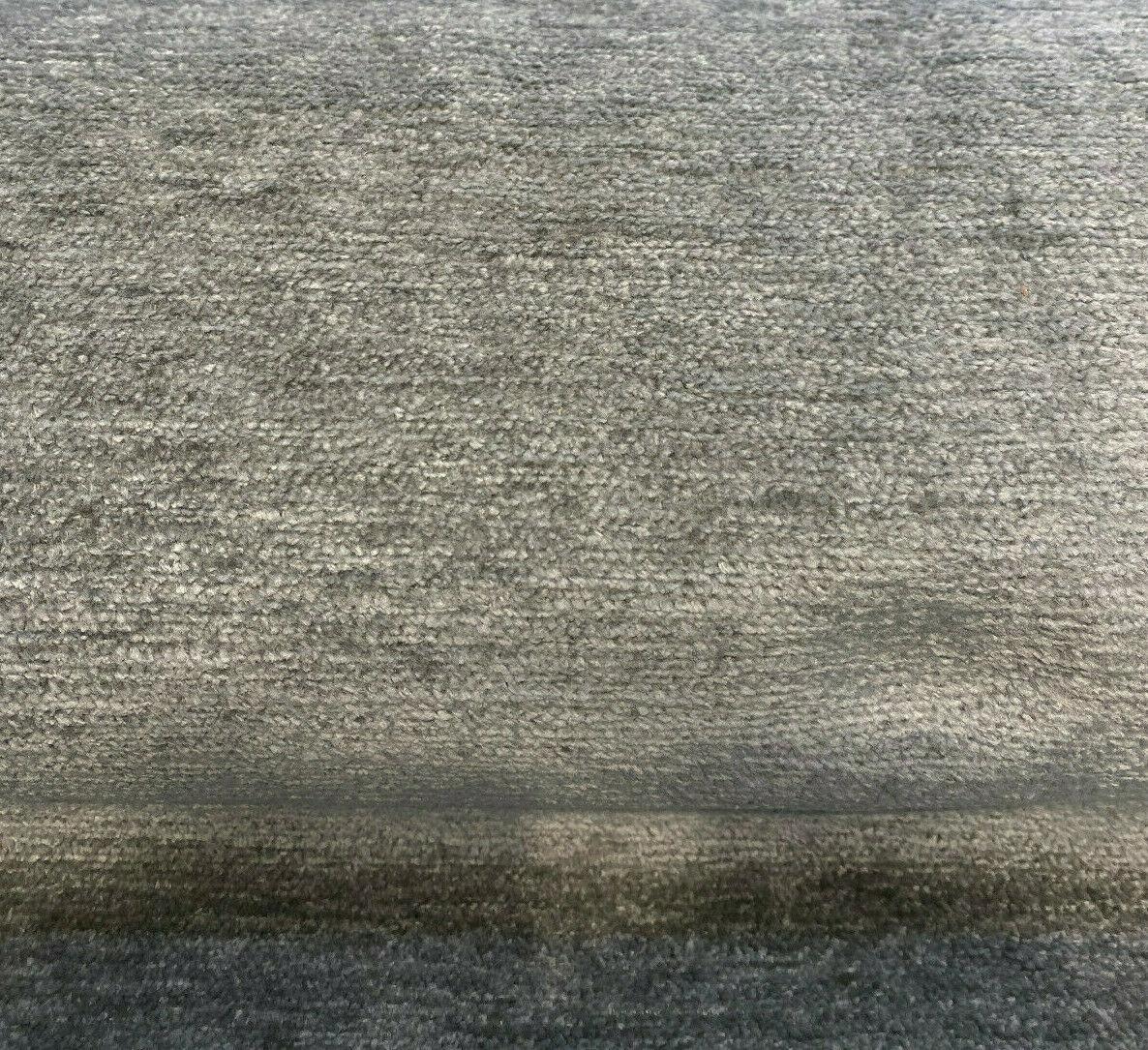 Soft Chenille Cuddle Upholstery Fabric - Slate Gray, Cuddle Pattern, 54" Width (1 Yard)