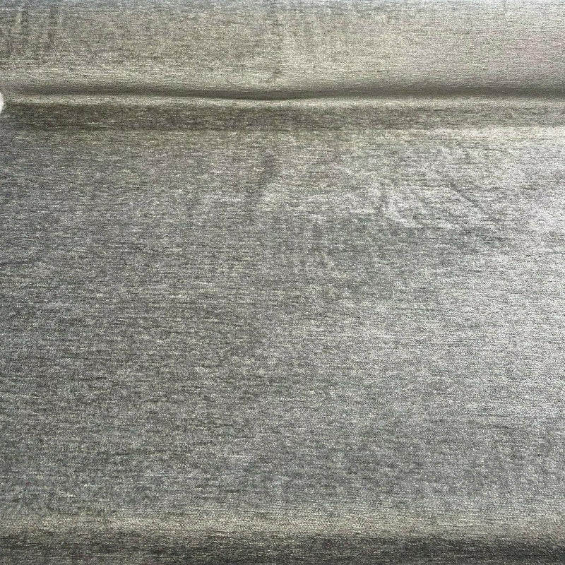 Soft Chenille Cuddle Upholstery Fabric - Slate Gray, Cuddle Pattern, 54" Width (1 Yard)