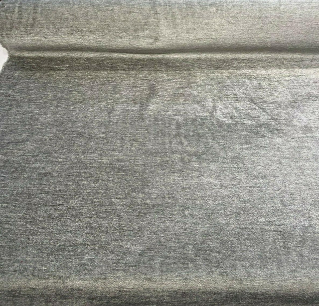 Soft Chenille Cuddle Upholstery Fabric - Slate Gray, Cuddle Pattern, 54" Width (1 Yard)