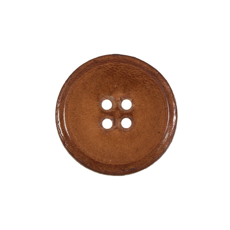 Natural Leather Blazer Button - 36L/23mm
