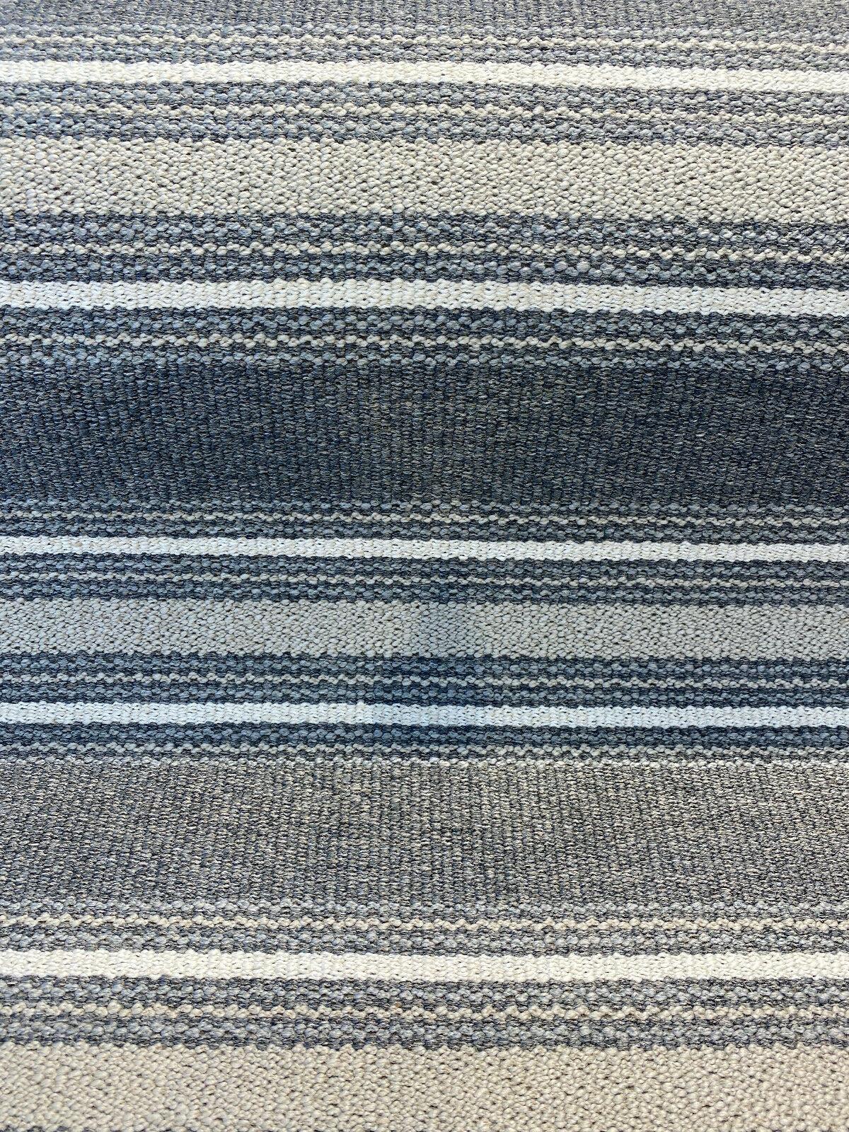 Pindler Zoya Sandstone Stripe Upholstery Fabric - Sand Gray And Ivory, 50" Width, 7.75" Vertical Repeat (1 Yard)