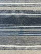 Pindler Zoya Sandstone Stripe Upholstery Fabric - Sand Gray And Ivory, 50" Width, 7.75" Vertical Repeat (1 Yard)