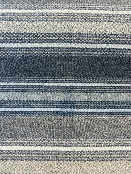 Pindler Zoya Sandstone Stripe Upholstery Fabric - Sand Gray And Ivory, 50" Width, 7.75" Vertical Repeat (1 Yard)