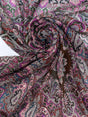 Polyamide Chiffon Multicolour Paisley Print
