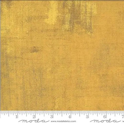 Cotton Fat Quarter Yellow Mulled Cider Grunge