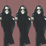 Light Up Hanging Undead Girl Halloween Decoration 29.5 x 43.25 Inch