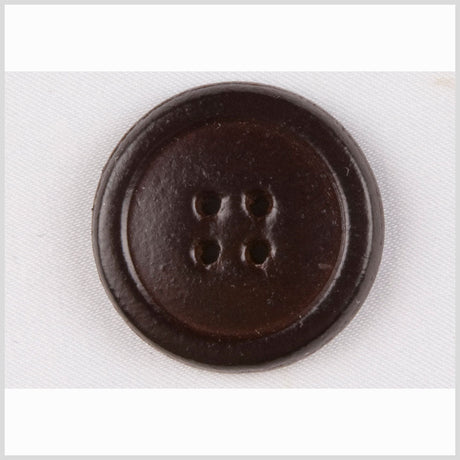 Antique Leather Button - 40L/25.5mm