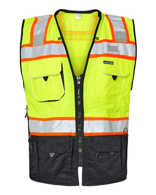 Kishigo Unisex Premium Black Series Surveyors Vest