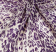 Lace Animal Print 5455-2 Sample Lace Fabric - Lavender/Ivory Animal Print, 50/52" Width