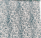 Lace Animal Print 5455-2 Sample Polyester Spandex Lace Fabric - Blue/Ivory Animal Print, 50/52" Width
