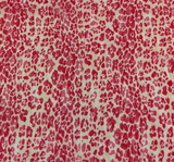1 Yard Lace Animal Print Apparel Fabric 50/52" Red Ivory, Lightweight Stretch Lace for Dresses & Lingerie