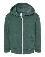 BELLA + CANVAS® Toddler Sponge Fleece Full Zip Hoodie