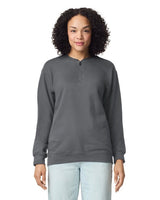 Gildan® Unisex Softstyle Midweight 1/4 Zip Long Sleeve Sweatshirt