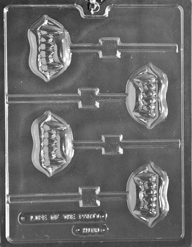Fangs Lollipop Chocolate Mold