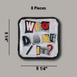 8 Count Mystery Party Who Done It Square Paper Dinner Plates 9 1/4 Inch for Themed Events