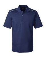 CORE® Men's Radiant Performance Piqué Polo with Reflective Piping