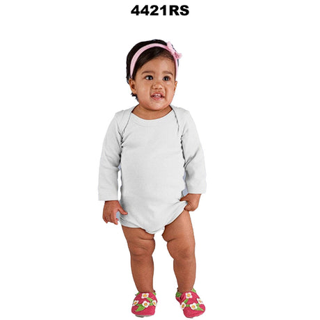 Rabbit Skins® Infant Fine Jersey Long Sleeve Bodysuit