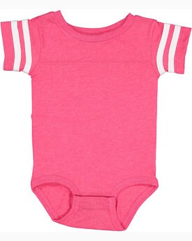 RADYAN® Infant Football Classic Crew Neck Short Sleeve Bodysuit